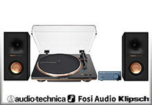 AudioTechnica AT-LP70X BB + Fosi V10G + Klipsch R40M